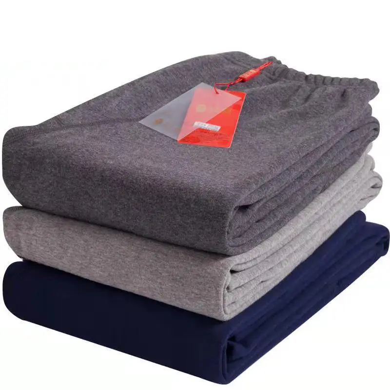 Men's Thermal Underwear Suit Plus Velvet Home Clothes Cold-proof Thermal Insulation Long Johns Long Sleeves + Trousers