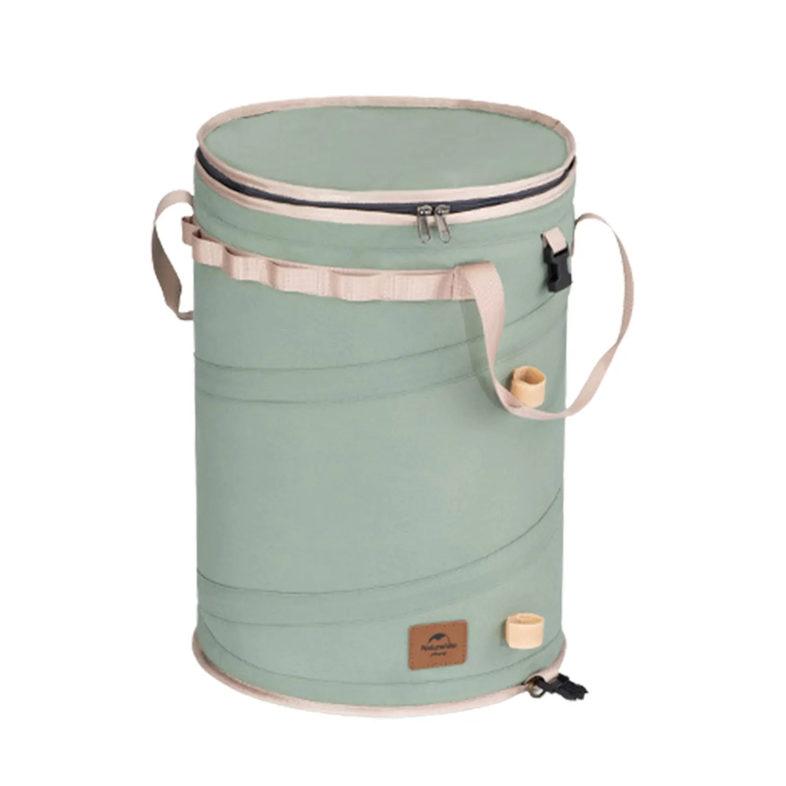 

Garden Tool Bag Reusable Garbage Bags Camping Trash Can For Collecting Grass Clippings Weeds 30L Capacity Light Green