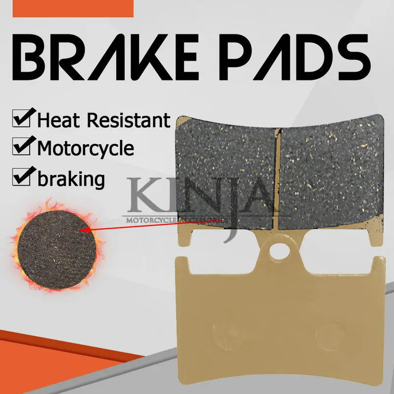 

1 пара мотоциклетных аксессуаров, передние тормозные колодки для мотоцикла Yamaha MT-07 / MT-07A (689cc) (2014-2015) MT07 MT07A LT252