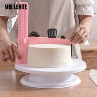 1pc adjustable cake scraper fondant spatulas cream cake edge smoother cake decorating tools diy bakeware kitchen accessories
