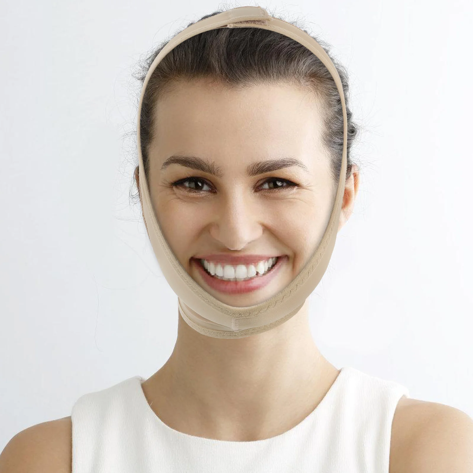 Маска для похудения лица Кожа Компактный V-образный формирователь Лента подтяжки