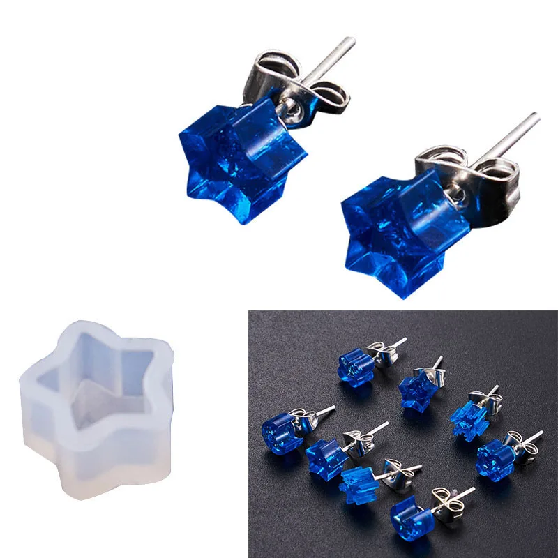 

Искусственная смола, звезда, луна, цветок, снежинка, искусственные инструменты для изготовления ювелирных изделий ручной работы, литые форм...