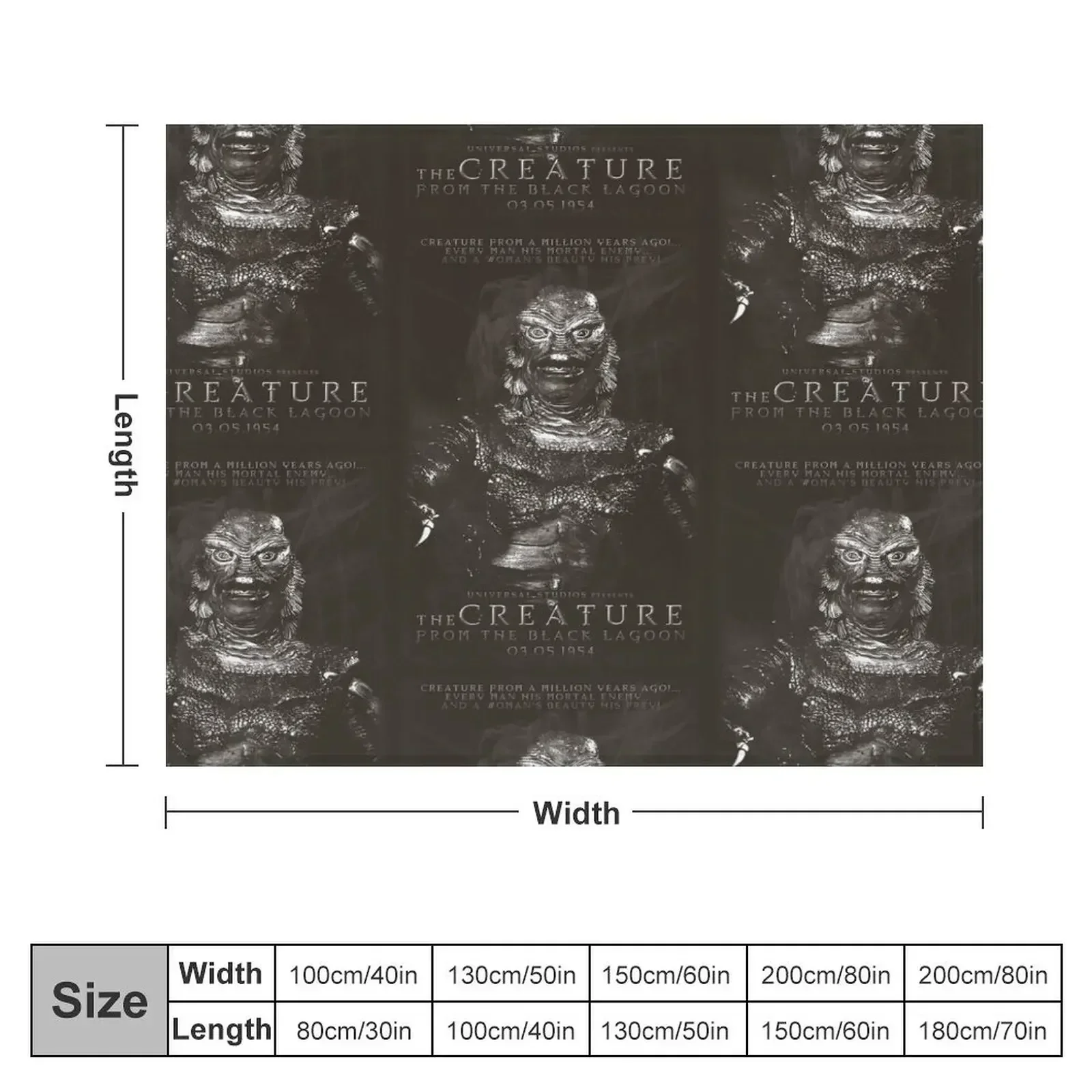 Одеяло Существо из черной лагуны роскошные брендовые дизайнерские милые одеяла