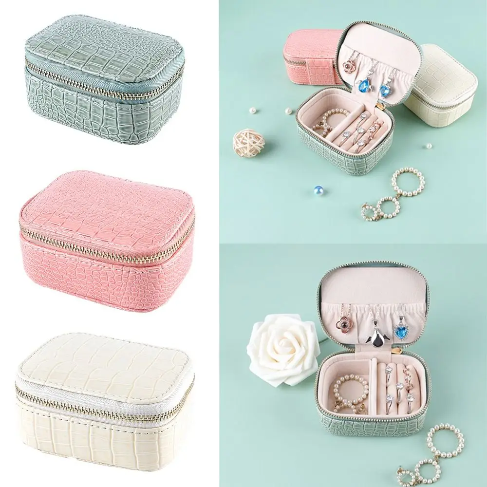 

Multi-functional Jewelry Organizer Earrings Ring Holder Portable Storage Box Jewelry Box Display Box Gift Case
