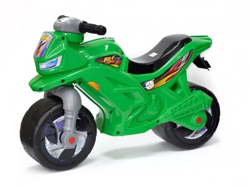 Игрушка Мотоцикл-каталка 2кол. зеленый 501_З | Игрушки и хобби