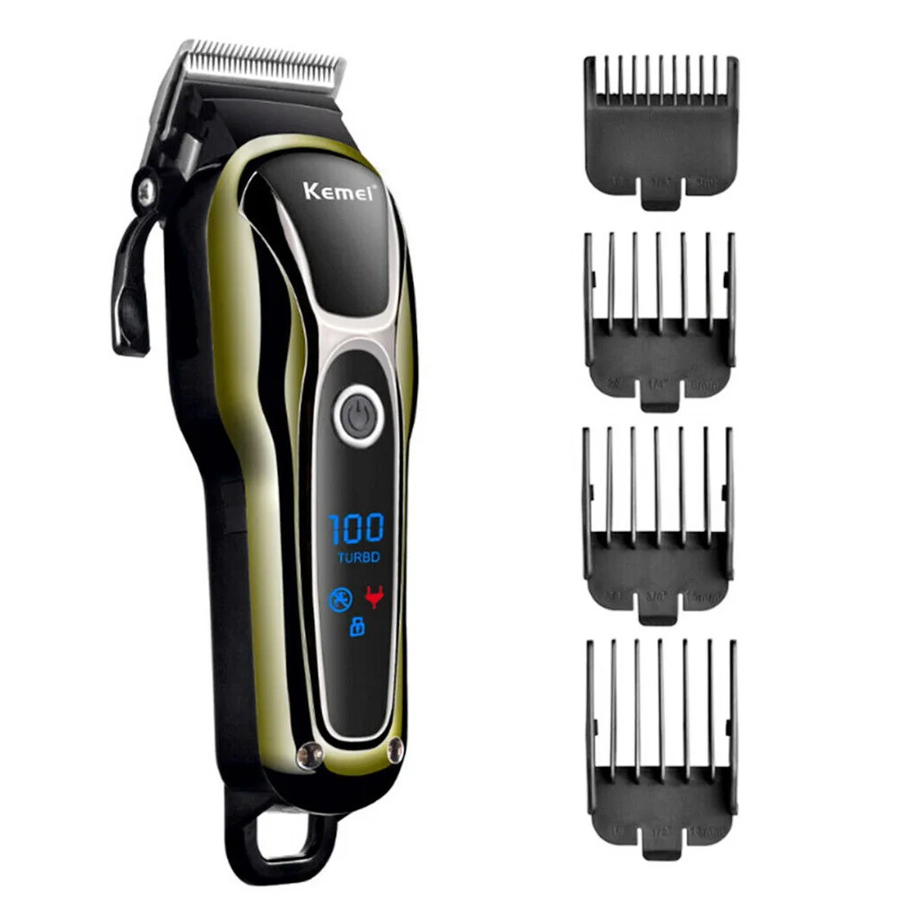 

Мужской Электрический триммер для волос, бритва, Парикмахерская Машинка для стрижки волос, беспроводной триммер