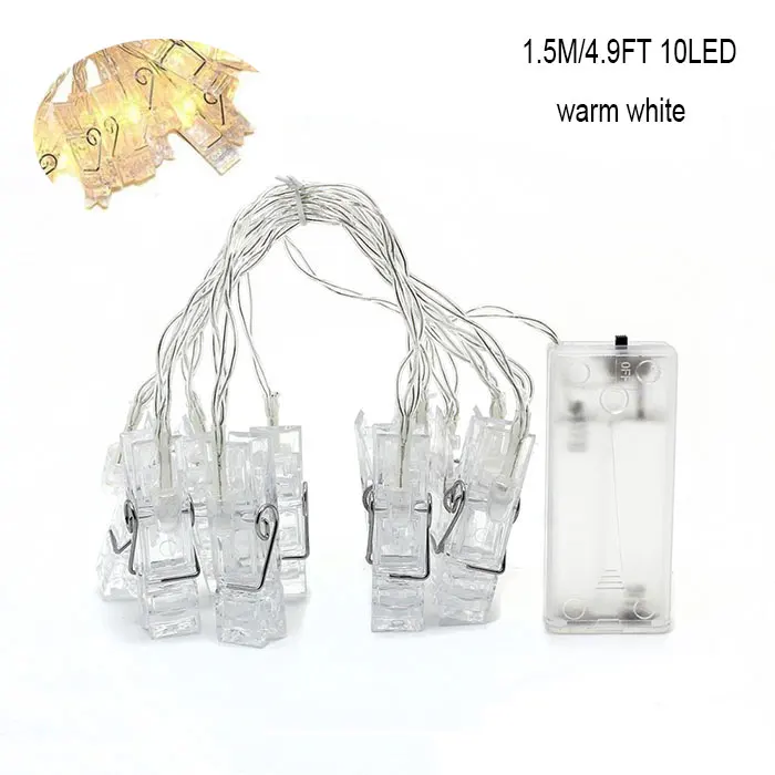 

Светодиодная гирлянда GY теплый белый 1,5 метра 10 лампочек