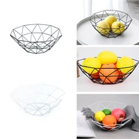 kitchen basket container bowl metal wire drain rack fruit holder snack tray table storage vegetable