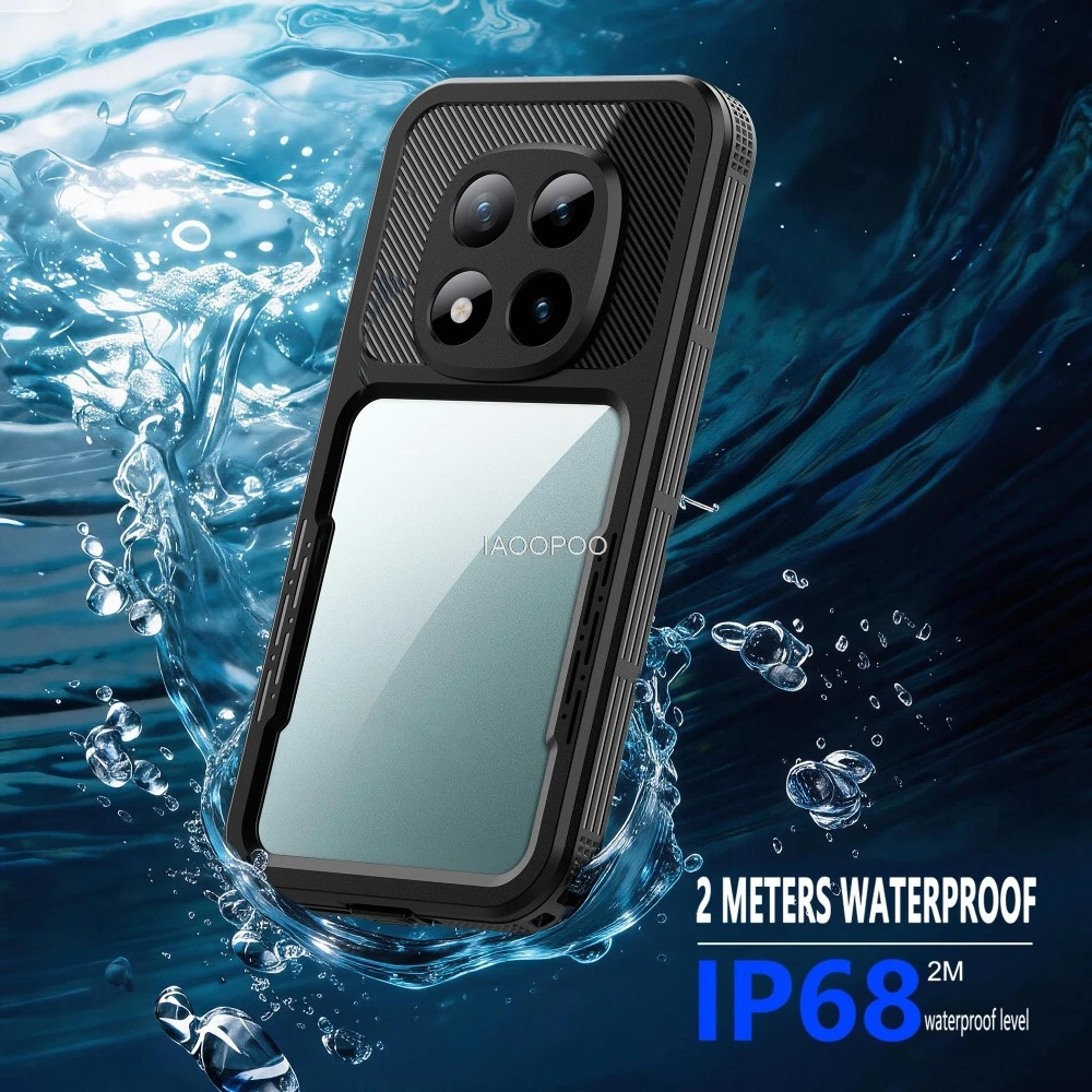 Фото Полностью герметичный водонепроницаемый чехол IP68 для REDMI Note 15 Pro 5G 14 13 Pro, ударопрочный, для дайвинга, плавания, скалолазания, активного отдыха на природе №2
