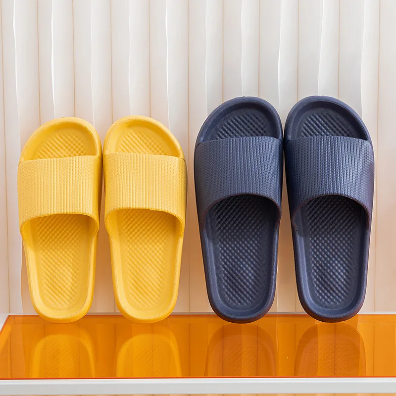 2023 Men Women New Soft  Sole Slides Summer Sandals Couples Slippers Home Non Slip Bathroom Shoe