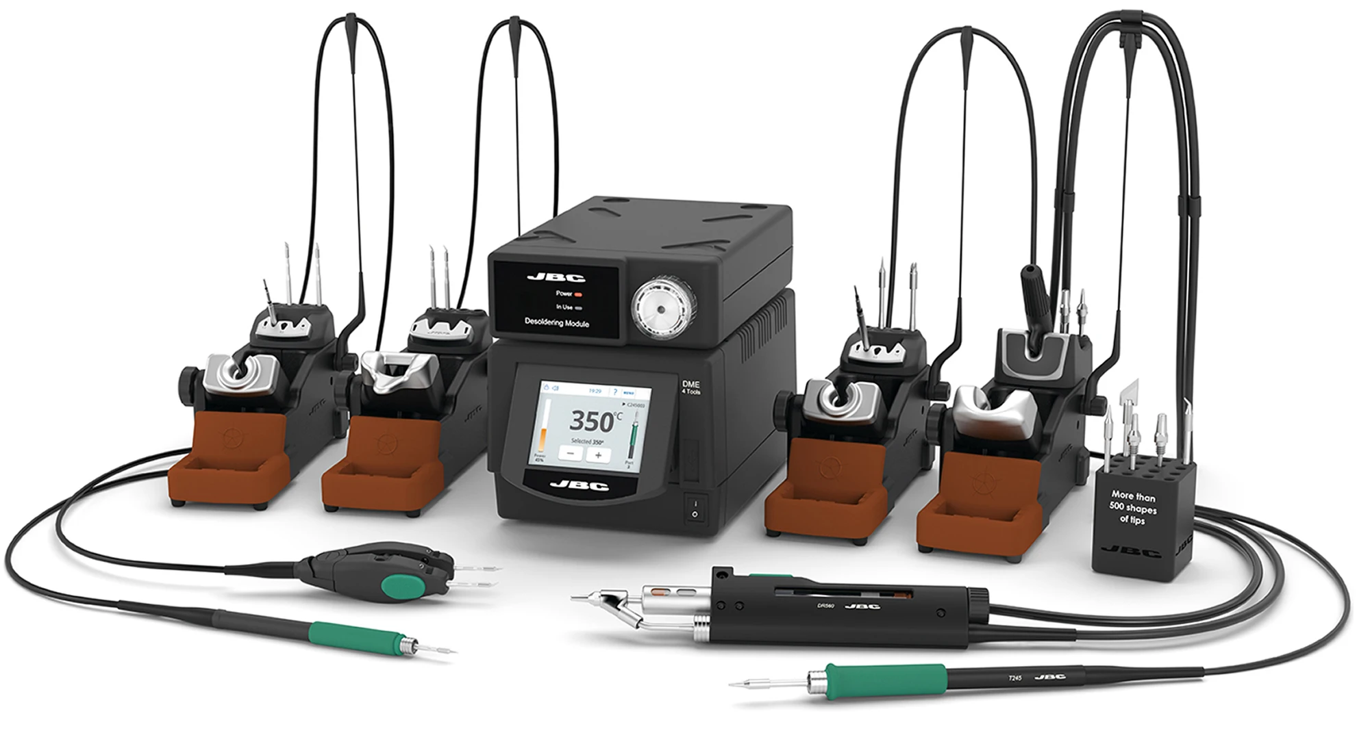 Оригинальная JBC Φ 4-Tool полная паяльная станция 230 В с электродвигателем