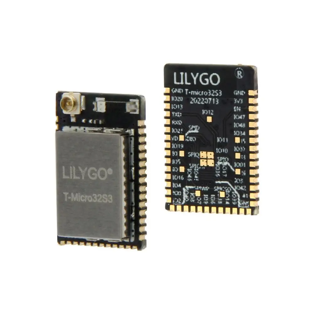 

LILYGO® T-Micro32-S3 ESP32-S3 Development Board ESP32-S3FH4R2 ESP32 Module WiFi Bluetooth 5.0 4MB Flash 2MB PSRAM