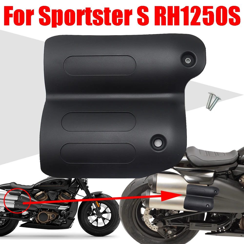 

For Harley Sportster S RH1250S RH1250 RH 1250 S Accessories Exhaust Muffler Pipe Heat Shield Protective Cover Guard Protector