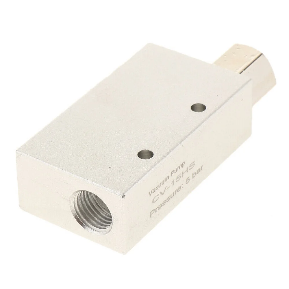 

CV-15HS Adjustable Pneumatic Air Exhaust Vacuum Ejector Generator Valve 78x35x20 Suction Cup Negative Pressure Control Vacuum