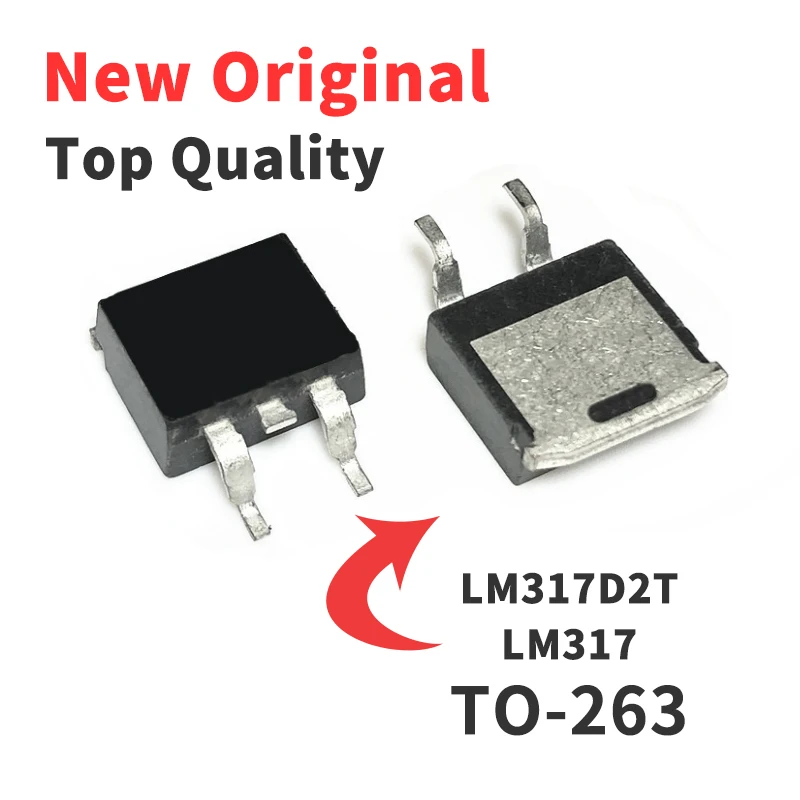 

5 шт. LM317D2T LM317 Трехконтактный регулятор SMD TO-263 чип IC совершенно новый оригинальный