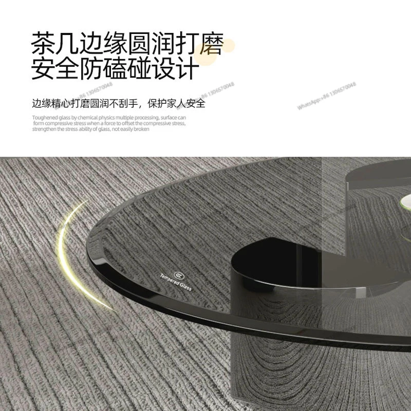 Журнальный столик из закаленного стекла диван для домашней гостиной чайный