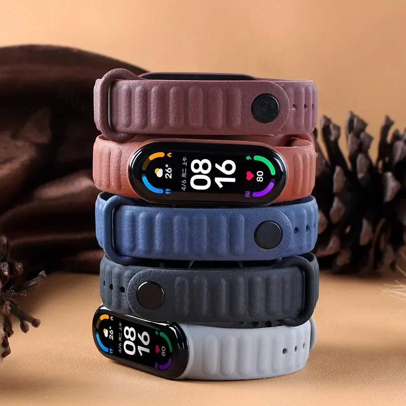 

For Mi band 7 5 6 Silicone Strap bracelet For Mi band 7 wrist Strap for mi band7 miband 7 Watch Strap xiami xiomi miband 7 6 5
