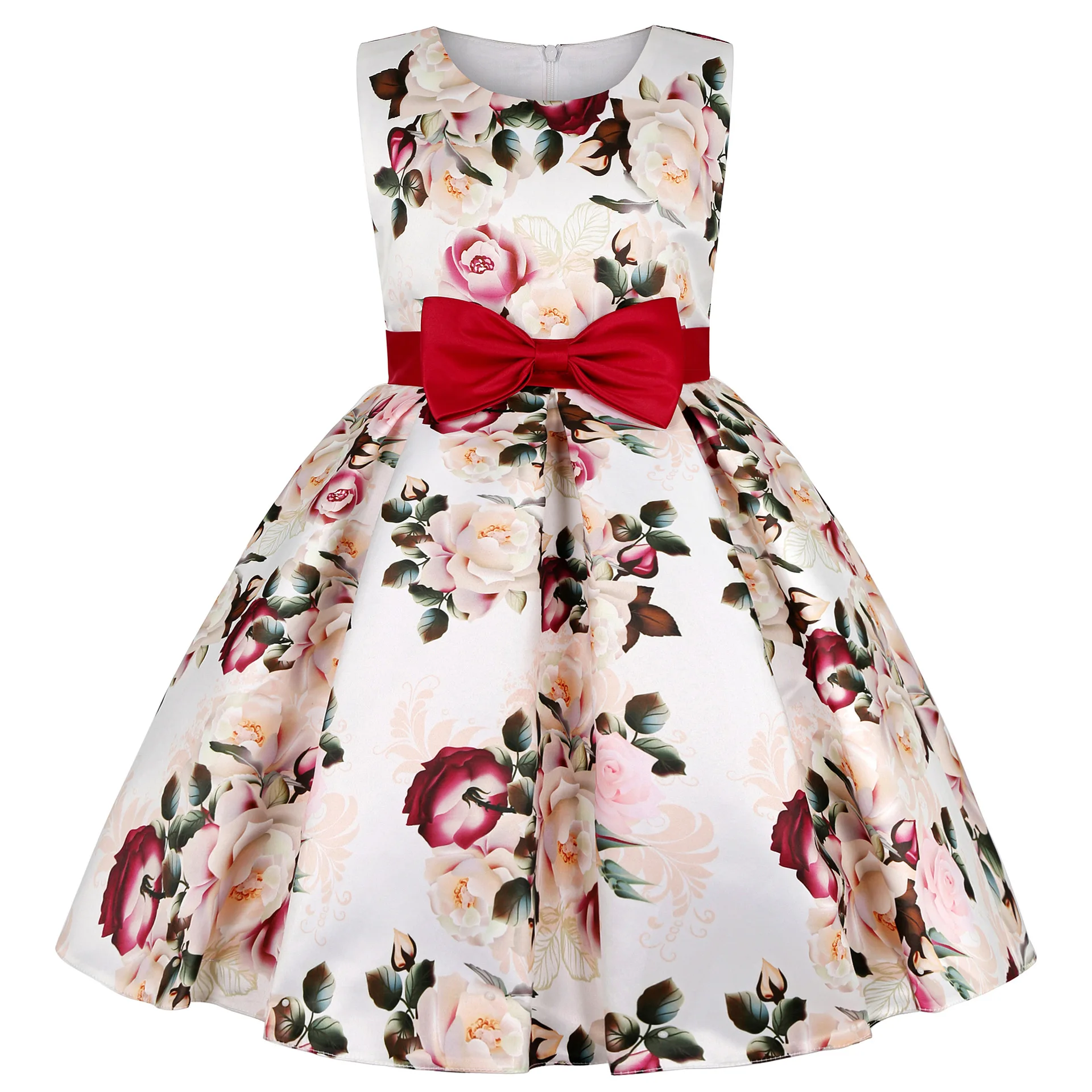 

Girls Dresses Summer Children's Clothing Sleeveless Princess Dress For Girl 2 to 10 Years Kids Ball Gown Party Wedding Dresses
