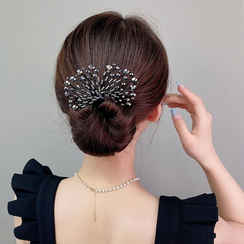 Модная повязка на голову роликовые бигуди для волос пончик булочка ленивая