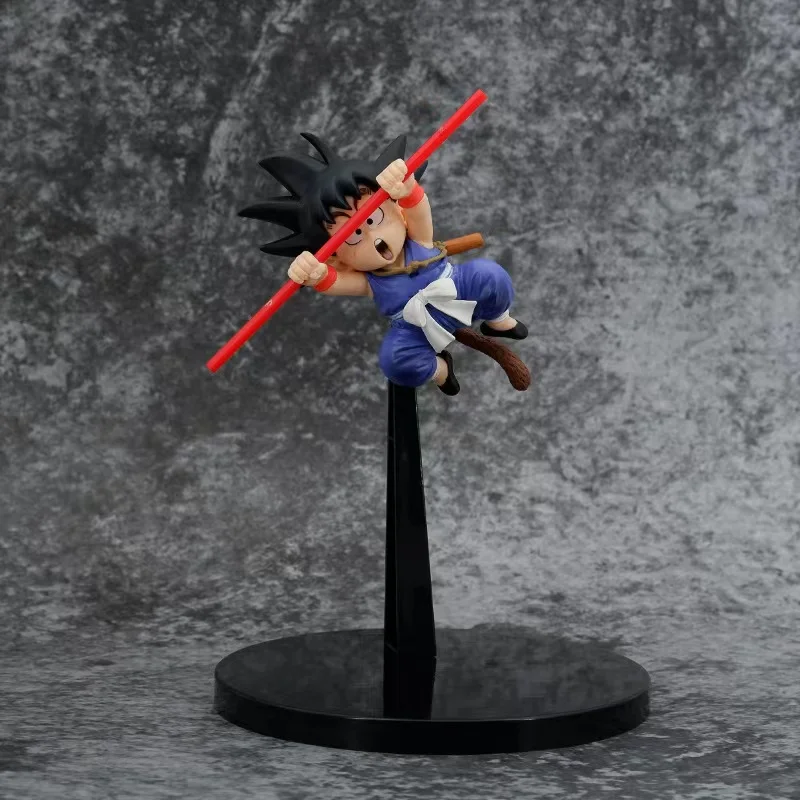 

Dragon Ball Z Son Goku Action Figures Toys PVC Anime Model Goku Collector Doll Juguetes Brinquedos Gift Goku Jumping Childhood