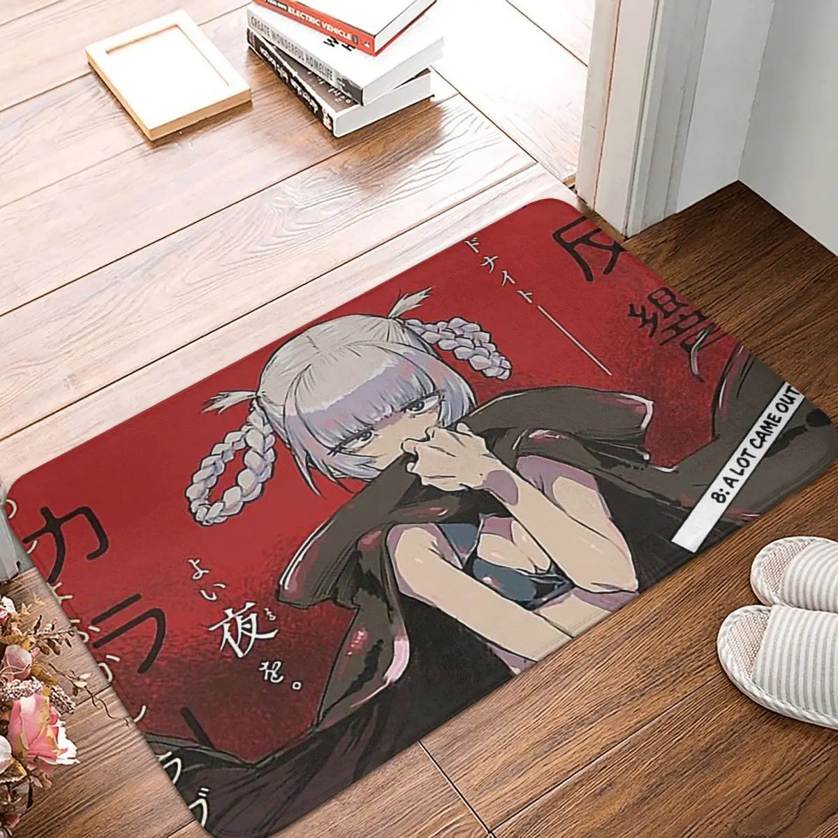 

Yofukashi No Uta Bath Non-Slip Carpet YOFUKASHI-NO-UTA Bedroom Mat Entrance Door Doormat Floor Decor Rug