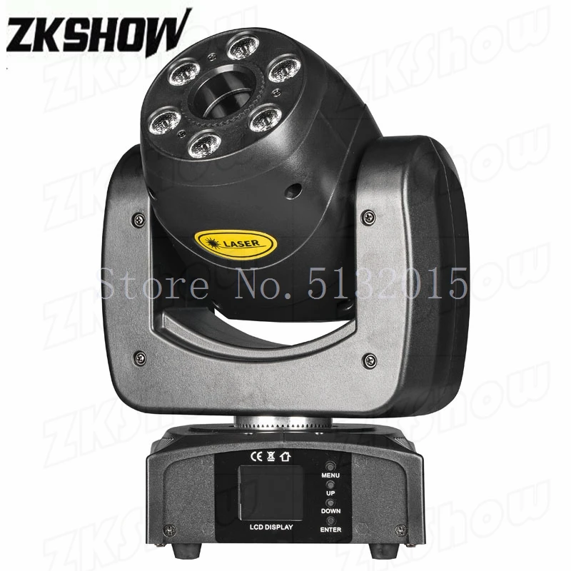 6*10 Вт RGBW моющийся с 3 Вт/2 Вт/1 искусственный анимационный лазер для KTV музыкальная