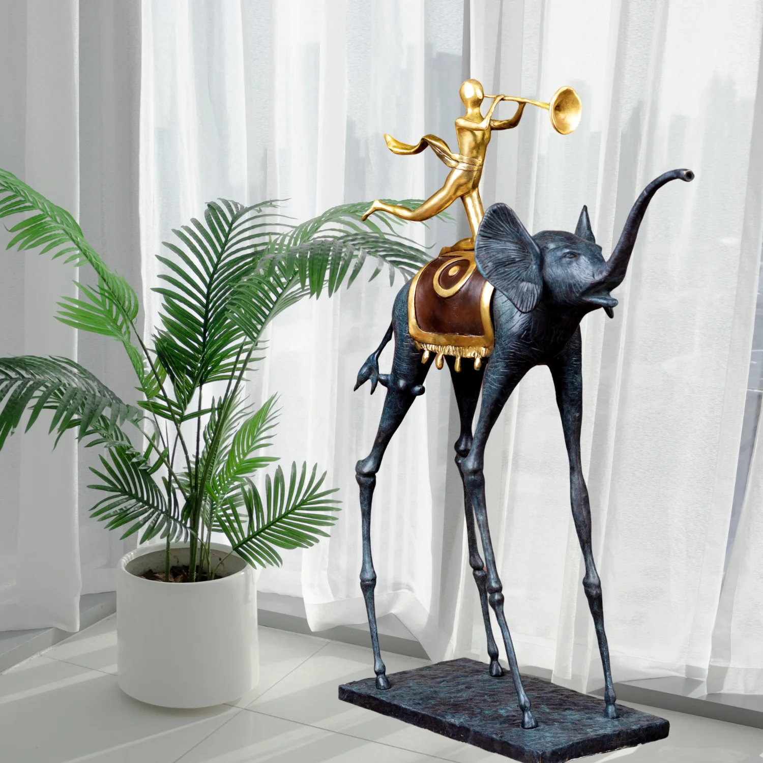 

Бронзовая скульптура слона Salvador Dali YOUFINE