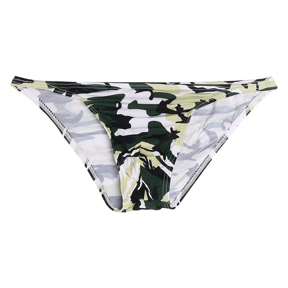 

Briefs For Men Sexy Mens Underwear U Convex Bulge Pouch Panties Camouflage Print Brief Modal Underpants Gay Mens Bikini