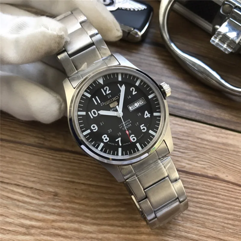 Часы Seiko мужские механические деловые автоматические с двойным календарем
