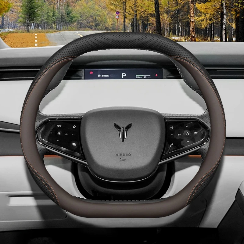 Двойной чехол D Type для Voyah Courage Passion 2023 2024 2025 2026 противоскользящий и дышащий на руль