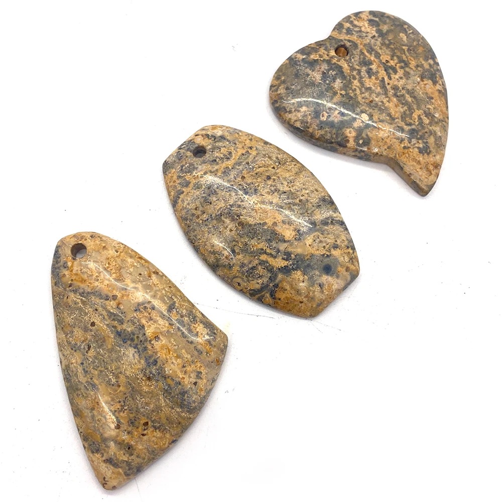 Ожерелье с подвеской из натурального камня 5 шт. |