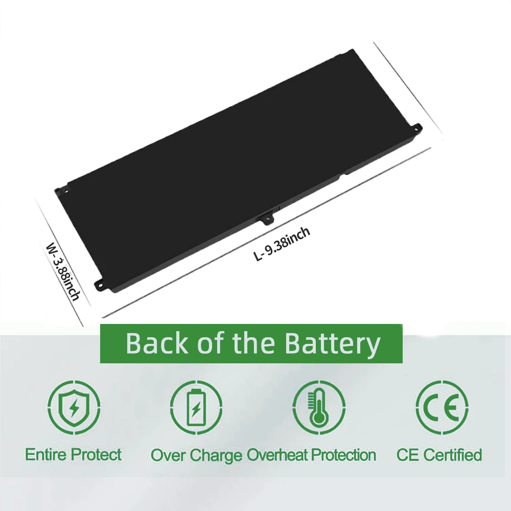 Аккумулятор SKOWER JK6Y6 H5CKD для Dell Inspiron 5408 5409 5501 5502 5508 5509 Vostro 5300 5301 5401 5402 Latitude 3410 3510 P129G (art.: 3920d1be693fe) - 3920d1be693fe