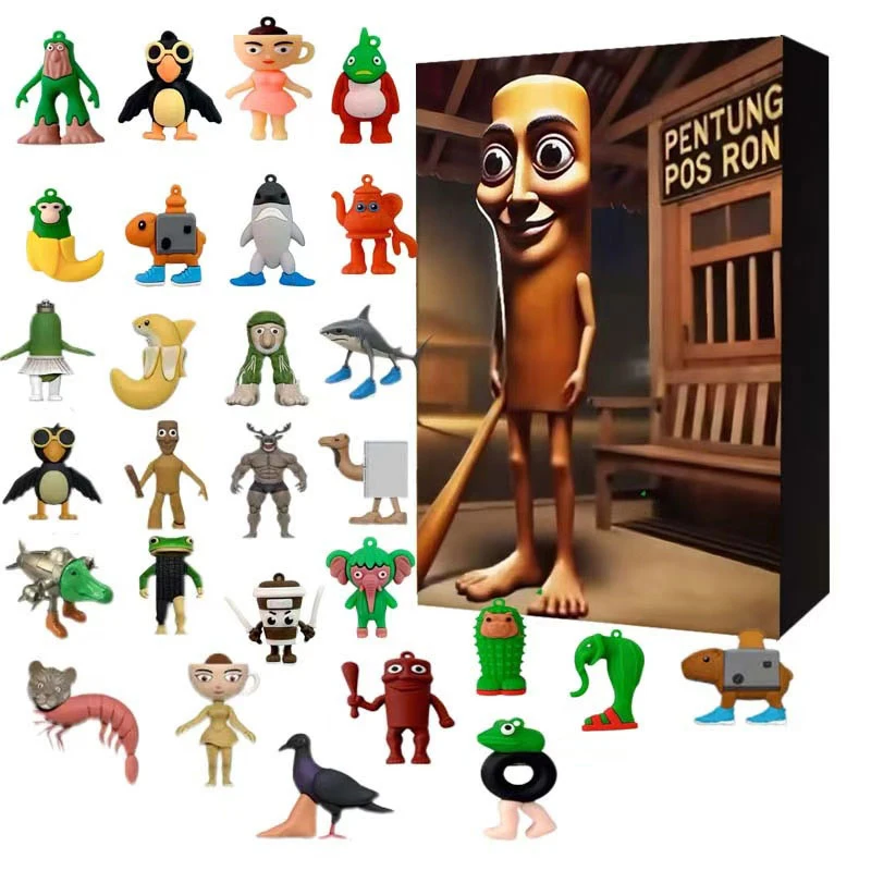 

Рождественский адвент-календарь Brainrot Tung Tung Sahur Tralala Shimpanzini Bombardino