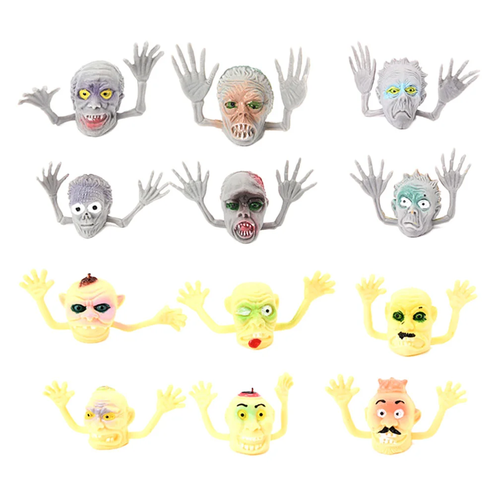 

12pcs Finger Props Creative Scary Finger Finger Cover Props Finger Puppet Spoof for Child Kids