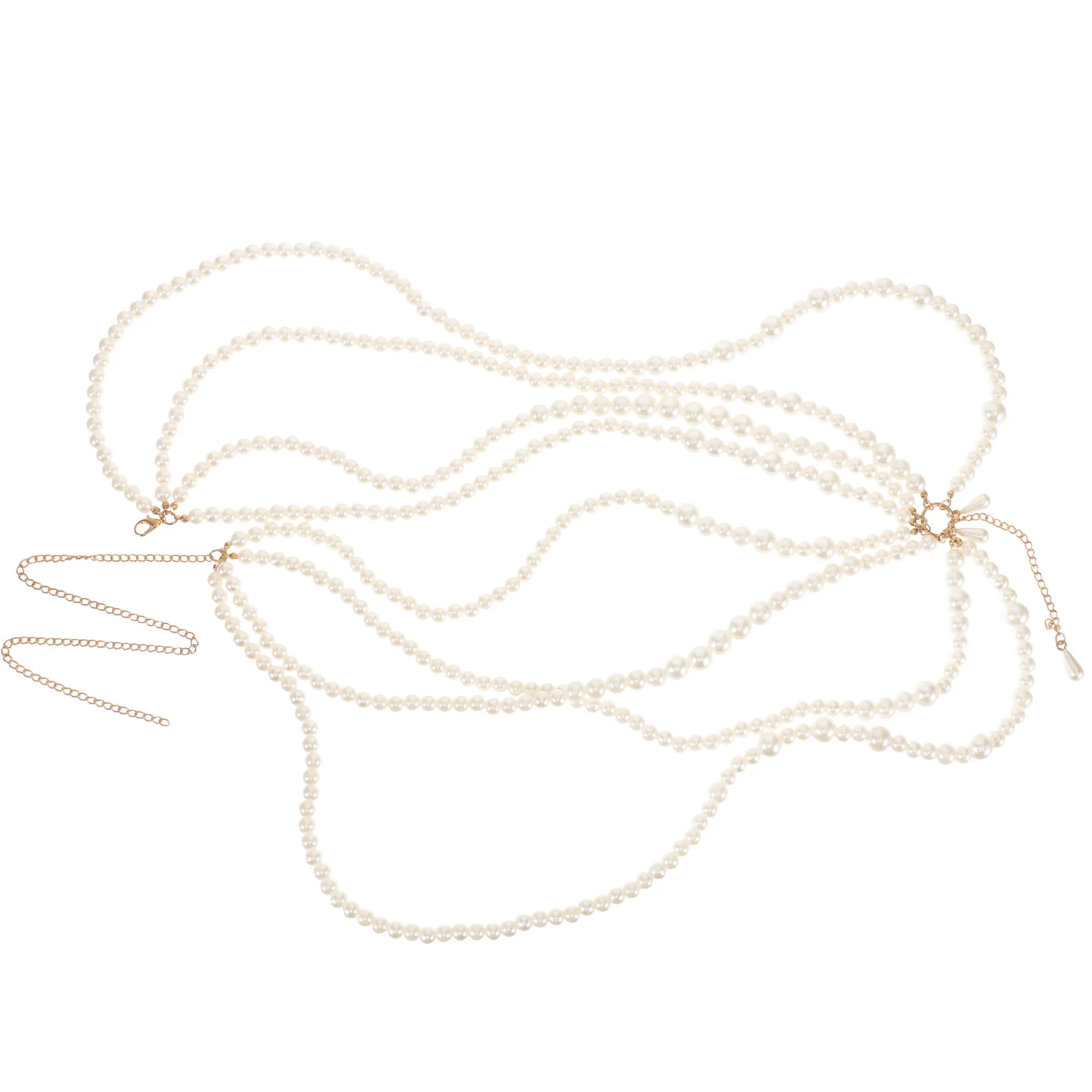 

Belly Chain Jewelry Women Beach Party Body Pearl Fashion Waist Dress Accessories Chains Miss