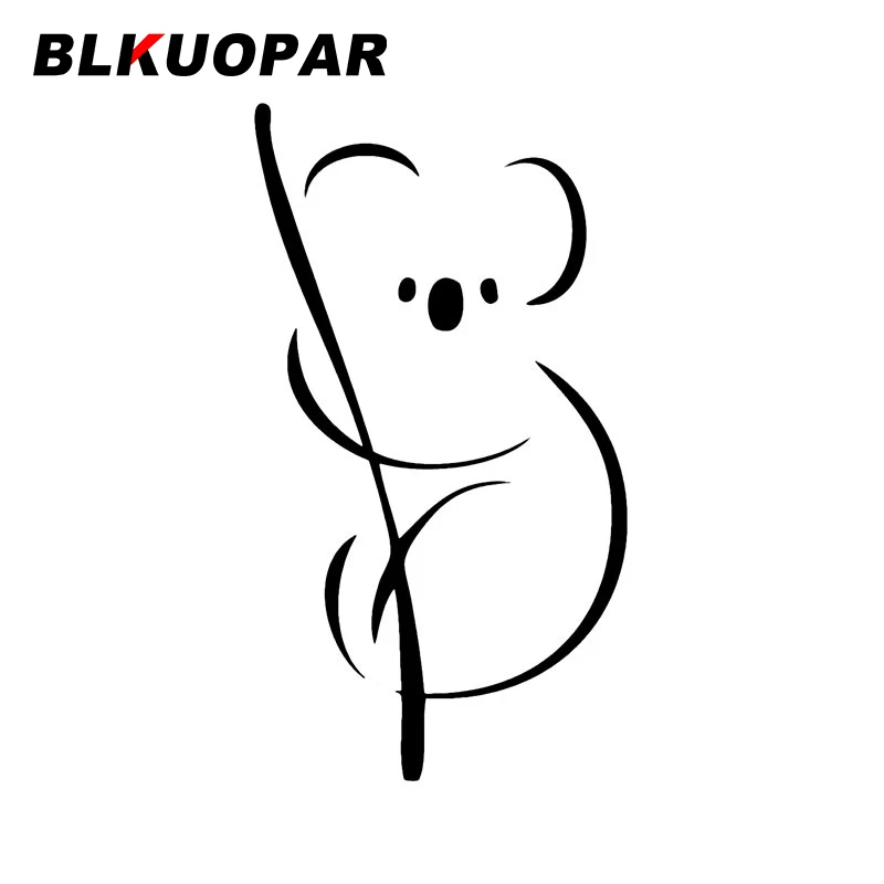 

Автомобильная наклейка BLKUOPAR Koala Bear, водонепроницаемая креативная наклейка с защитой от царапин, оригинальное модное украшение для бампера ...