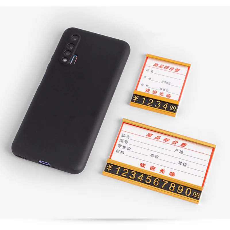 10 комплектов алюминиевая основа доллар евро комбинированные цифры цена кубик