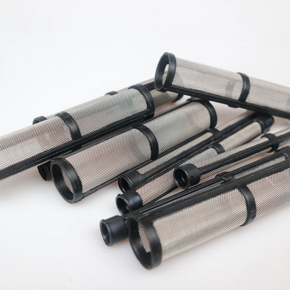

For G 390/395/490/495/595 Sprayer Filter Air Tool 60 Mesh Airless 4Pcs/Set Black Electric Paint Sprayer Plastic
