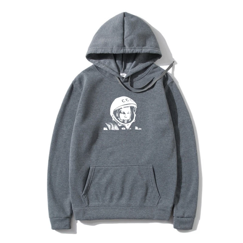 

Hoody New Unisex Outerwear Yuri Gagarin Tribute Sovie Astronau Outerwear 100% Premium Cotton CCCP Vostok Outerwear