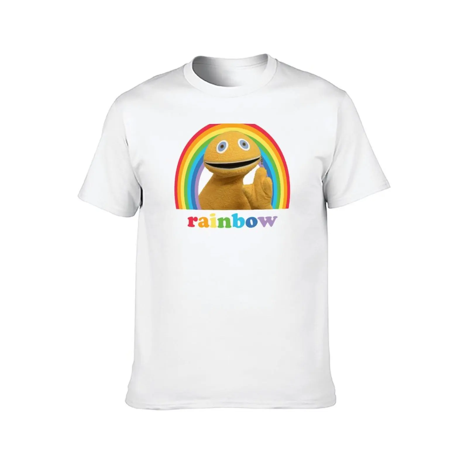 Фото Футболка Zippy, радуга, мужская футболка с рисунком, мужская футболка, хлопковая футболка высокого качества №2