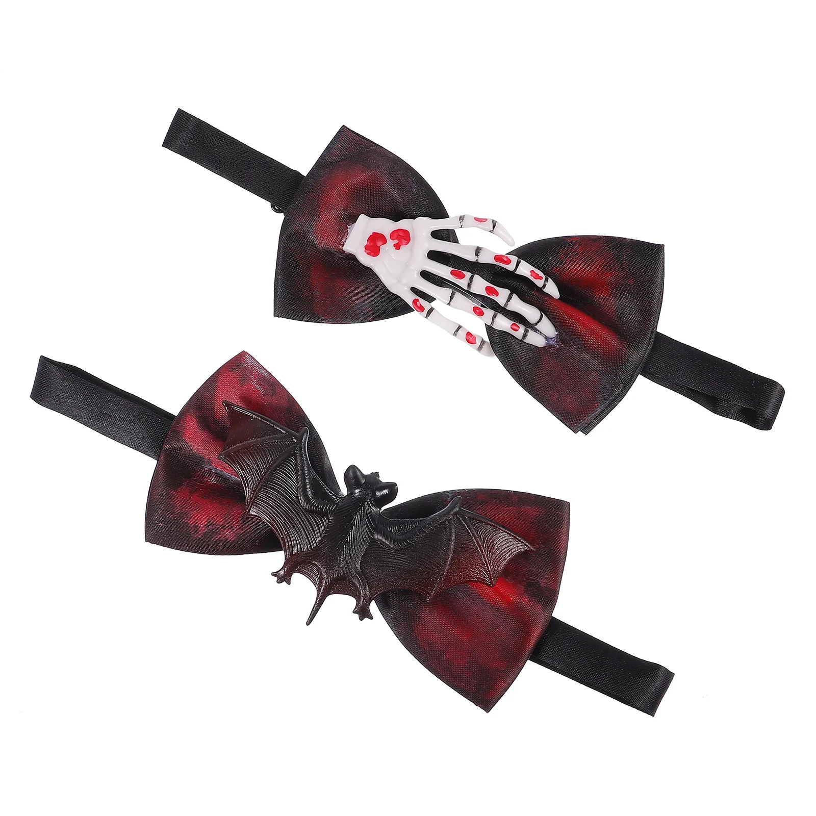 

2pcs Delicate Fashionable Gorgeous Exquisite Attractive Scary Tie Spoof Tie for Party