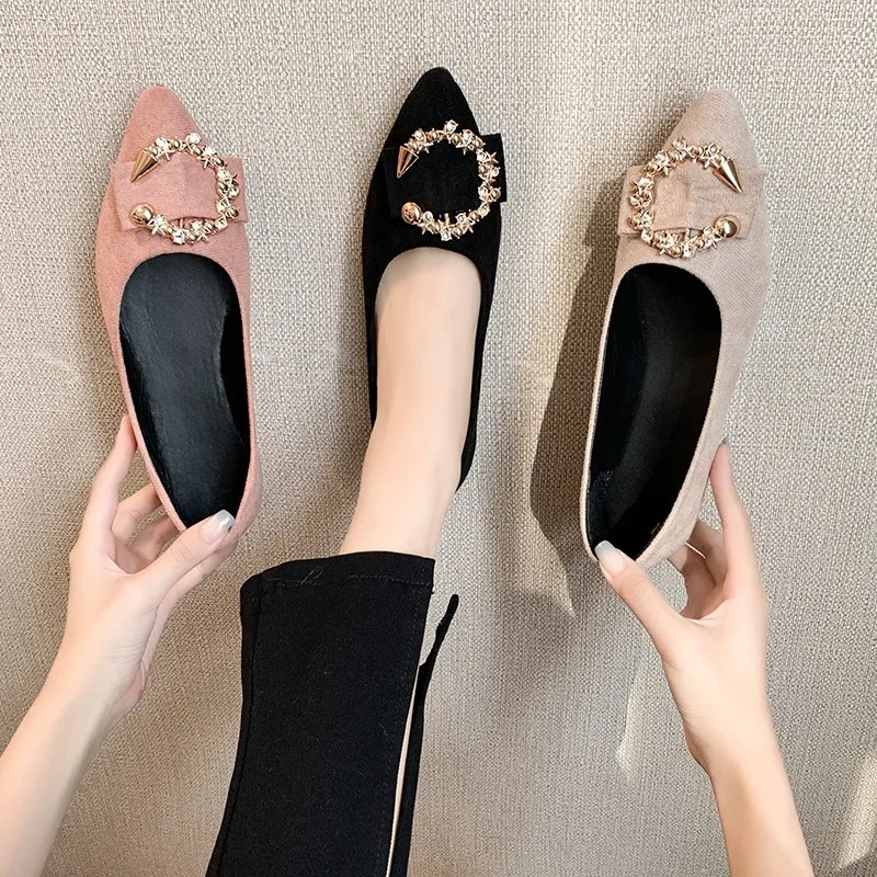 

Casual Flats Single Shoes Women Loafers PU Leather Boat Shoes Fashion Ladies Loafers Comfortable Luxury Brand Shoes Women