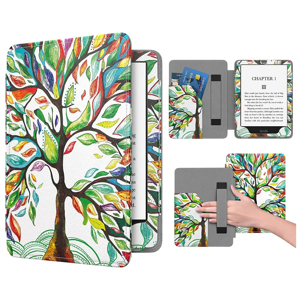 

Magnetic Smart Case for New 6.8" Kindle Paperwhite 11th Gen 2021 Light Cover Case with Hand Strap