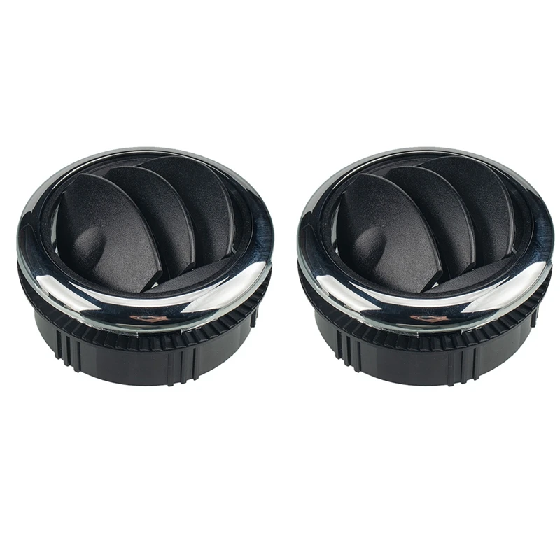 

2X Knob Style 75MM A/C Air Conditioning Outlet Vent (Φ 87 / 75/22Mm) For RV Bus Car Boat
