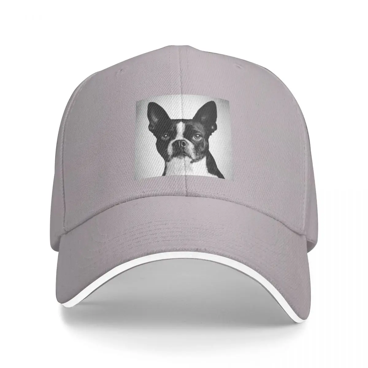 

New Boston Terrier dog - BW Vintage - D16 Cap Baseball Cap hip hop Women caps Men's 1