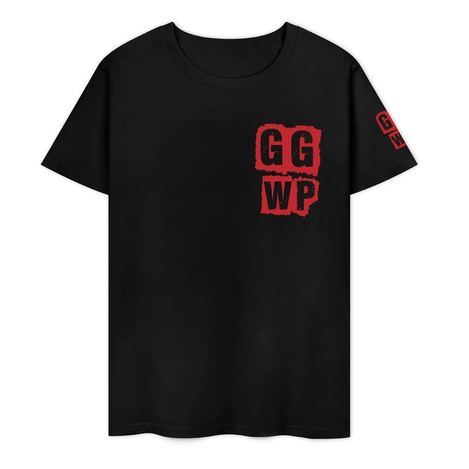 GG WP Classic For Sale Round Neck Chest and Cuff T-shirt Move Tshirt Top Quality Humor Graphic Home Eur Size