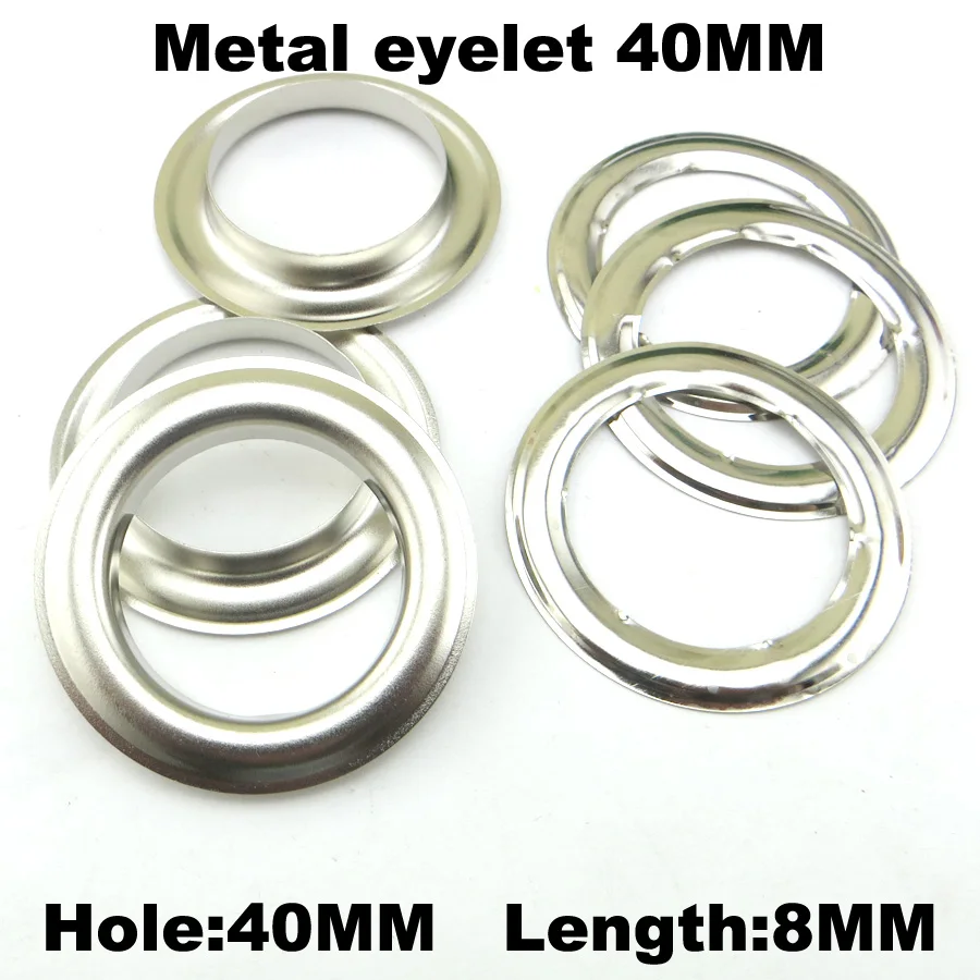 

10 шт., металлические пуговицы для одежды, 40 мм