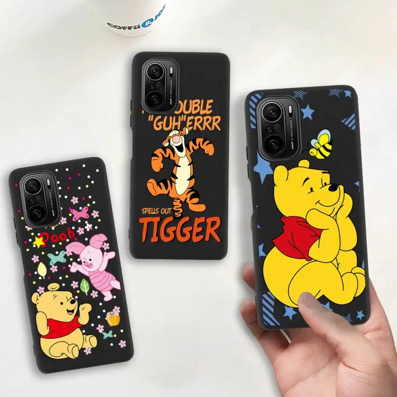 

Pooh Bear Winnie Tigger Eeyore Phone Case for Redmi 9A 8A Note 11 10 9 8 8T Redmi 9 K20 K30 K40 Pro Max Silicone soft Cover