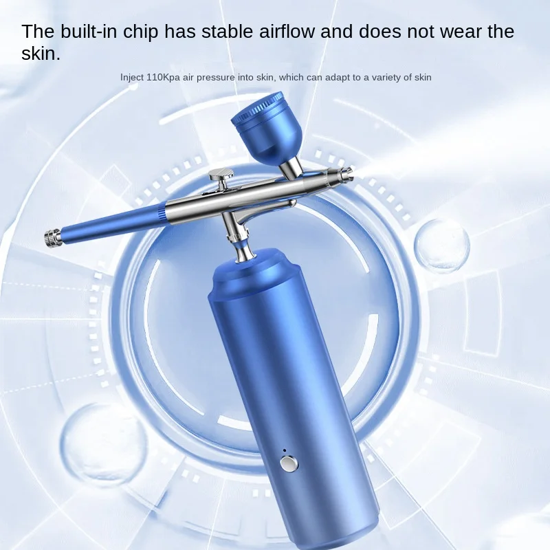 

Портативный ручной кислородный инжектор, распылитель высокого давления, нано-быстрое устройство для пополнения салона красоты