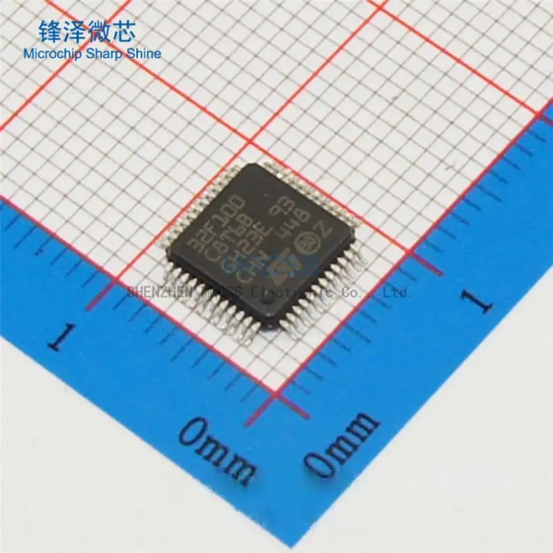 

MCU 32-bit STM32F ARM Cortex M3 RISC 64KB Flash 2.5V/3.3V 48-Pin LQFP Tray - Trays STM32F100C8T6B
